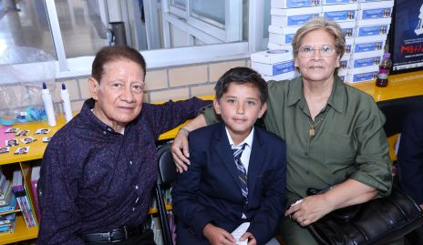  Francisco Ramírez, Franco Martínez y Elsa Aguirre.
