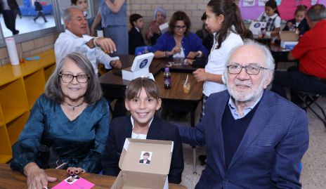  Olga Santillán, Leyre Gallegos y Miguel Hurtado.