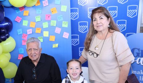  Fausto Cerda, Jimena Luna y María del Carmen.