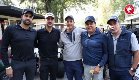  Jorge Rodríguez, Marco Medina, Mauricio Abella, Roberto Aguilar y Alejandro Suárez.