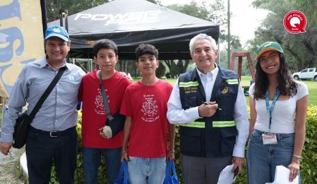  Mauricio Mier, Aarón Rodríguez, Edgar Mendoza, Alejandro Stevens y Alison Zúñiga.