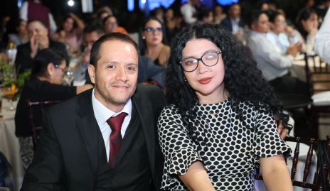  Luis Eduardo Encinas y Madeleine Cupido.