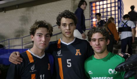  Mauricio Pizzuto, Santiago Torre y Diego Carreras.