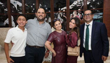  Valentino, Luis Miguel Rojo, Queta Rojo, Daniela Lara y Fernando Rojo.