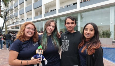  Marian Laguna, Michel Vázquez, Emanuel López y Mariel Torres.