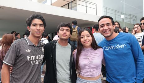  Samuel Aranda, Diego Cárdenas, Abigail Moreno y Diego López.