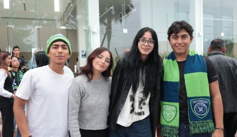  Cristopher Melman, Montserrat Loredo, América Salinas y Abdiel David .