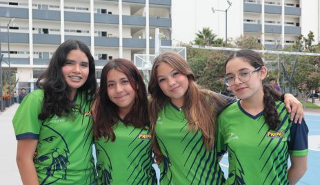  Mayte Martínez, Fátima Ortiz, Fernanda González y Melina González.