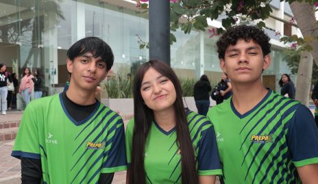  Carlos Vanegas, Alexa Leura y Saúl Orta.
