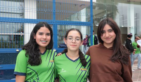  Fátima Ortiz, Fernanda González y Hasbel Contreras.