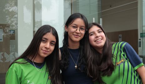  Jaqueline Arriaga, Mía Carvajal y Nicole Velázquez.