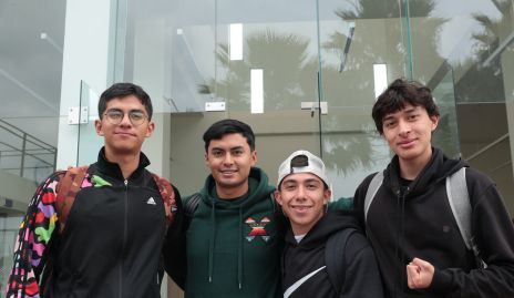  Emiliano Andrade, Enrique Guzmán, Alexis Vázquez y Arturo Vázquez.