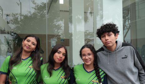  Melissa Pineda, Lynette Sevilla, Arisbeth Rangel y Pedro Colunga.