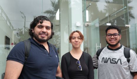  Yurem Alvarado, Adriana Pérez y José García.