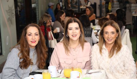  Silvia Medrano, Cristina Galán y Odile Sánchez.