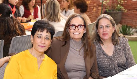  Claudia Díaz de Sandi, Gabriela Villanueva y Martha Huerta.
