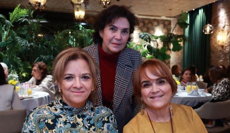  Lula Enríquez, Martha González y Elisa Robles.