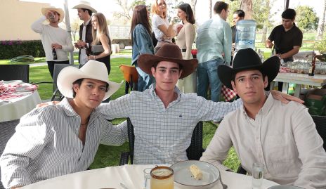  Franco Sánchez, Paulo Alcalde y Marcelo Silva.