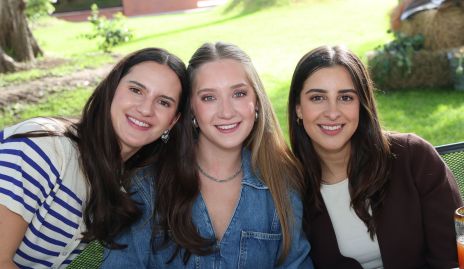  Carola García, Caro Duque y Lorea Gómez.