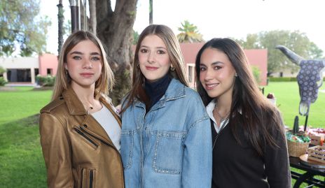  Macarena Rosillo, Miranda Gutiérrez y Paula de la Rosa.