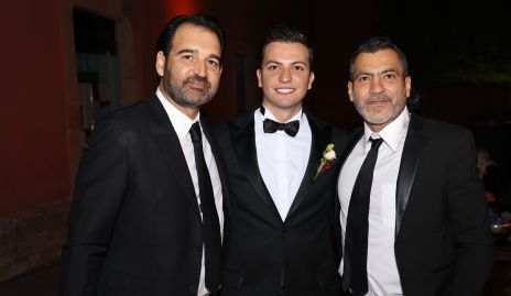  Marco Almaguer, Humberto Morones y Guillermo Morones.