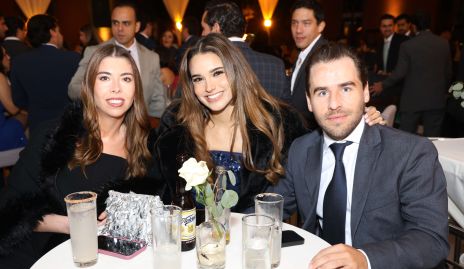  Ana Ramírez, Paulina González y Rodrigo García.