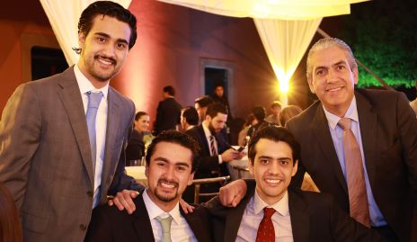  Diego Reyna, Rodrigo Reyna, Homero Morones y Alejandro Morones.