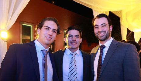  Manolo Pillado, Mariano Echavarría y Sebastián Quintanar.