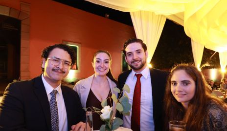  Emiliano López, Ilse Díaz de León, Diego González y Marcela González.