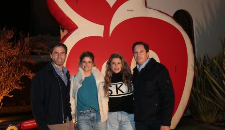  Rafael Lebrija, Lu López, Sofía López y Jorge Morales.