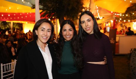  Midori Barral, Norma Rangel y Mariana Tobías.