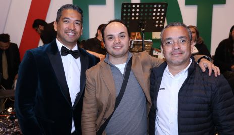  Daniel González, César Omar y Luis Rivera.