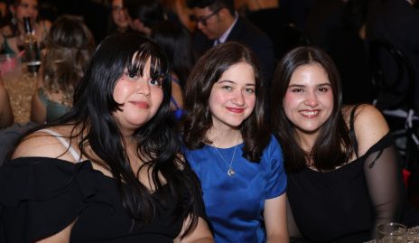  Norma Rivera, Fátima Rosillo y Mafer Rubio.