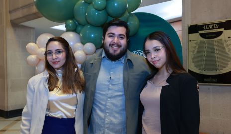  Jaqueline Aguilar, Jorge Noyola y Dayela Reyes.