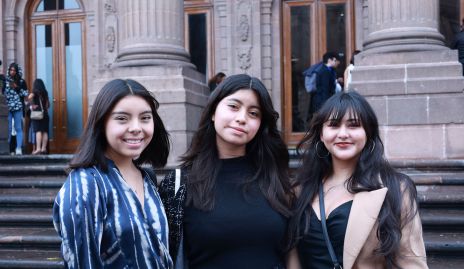  Sofía Sánchez, Sara López y Andrea Carrizalez.
