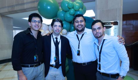  Amaury Salas, José Miguel Rodríguez, Abdiel Reyna y Luis Guzmán.