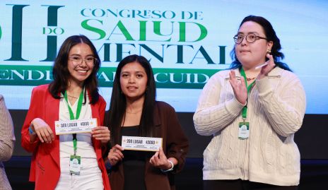  3 primeros lugares del concurso de Arte.