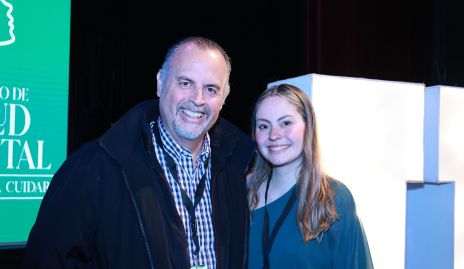  Emilio Gámez y su hija Arantxa Gámez.