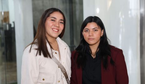  Hannia Villalba y Abigail Lozano.