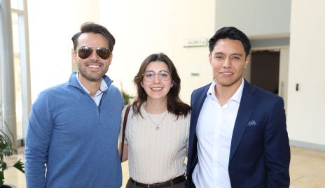  Fernando Ramírez, Arantza Hernández y Alberto Mimila.