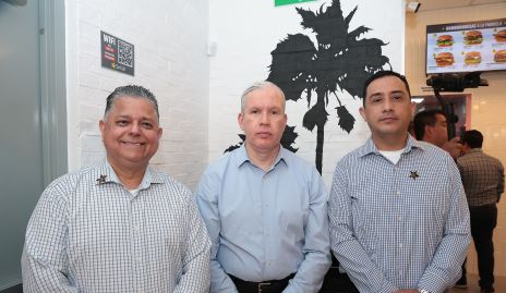  Rolando Sosa, Orlando Espinoza y Jesús Olague.