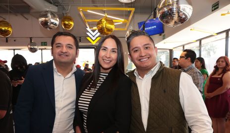  José Alberto Martínez Morales, Alicia Huerta y Javier Llanas.