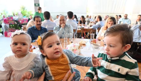  María Julia, Renata y Cesarín.
