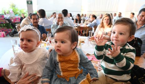  María Julia, Renata y Cesarín.