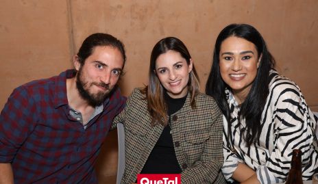  Héctor Jiménez, Montse Fernández y Andrea González.