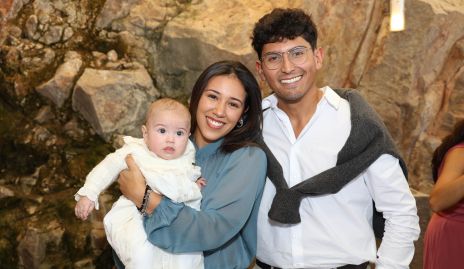  Andrés Landa, Camila Landa y Ángel Villalobos.