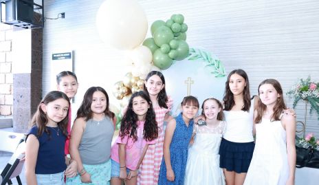  María José Pérez y sus amigas.