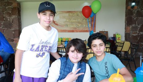  Héctor Meraz, André Labastida y Enrique Yuren.