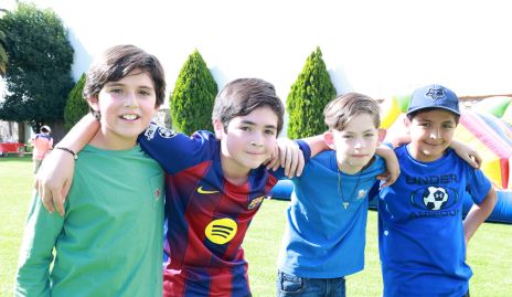  Iker Villanueva, Diego Medellín, Jerónimo Zermeño y Julián Herrera.