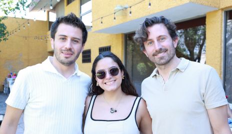  Gerardo Cabrero, Natalia Arocha y Benjamín Jiménez.